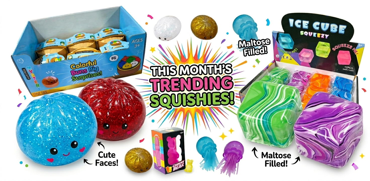 Dumpling (Baozi) Squishy and Maltose Cube Pre Order